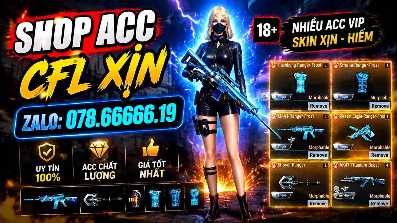 Acc CF Legends Đã Nhập Full Code 🔥 Mua Bán Acc CF Legends VIP | Uy Tín – Chất Lượng