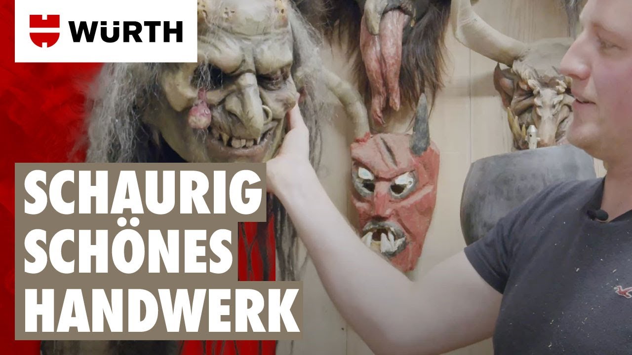 Krampus-Masken schnitzen: Wie ein junger Salzburger seinen außergewöhnlichen Traum vom Handwerk lebt