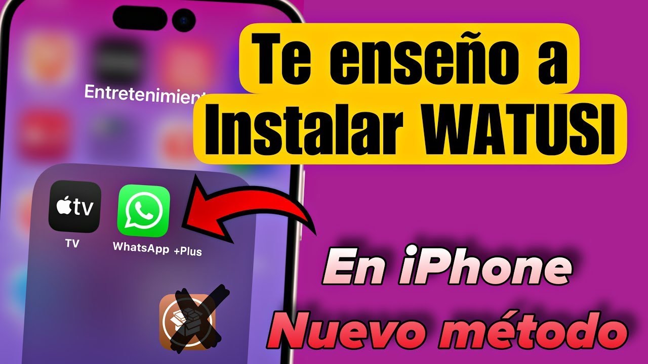 Instalar WATUSI en iOS 26-18-17 TUTORIAL SIN COMPUTADORA 