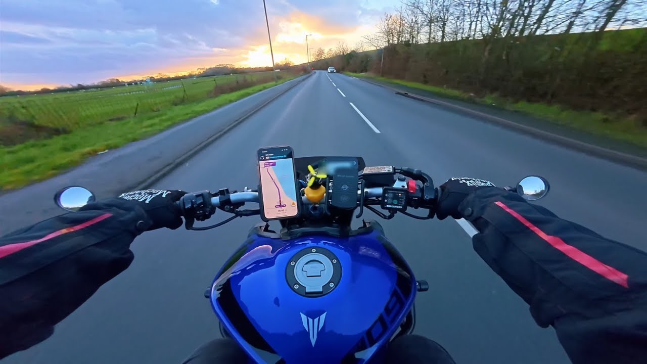 Escape To The Country P01🌳| Yamaha MT09 FZ09 Akrapovic Pure Sound & Quickshifter | DJI Action 5 Pro