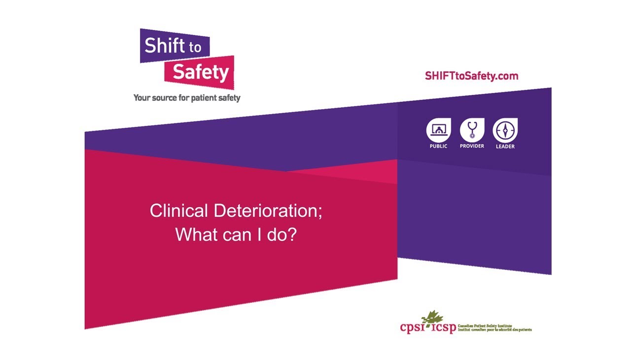 Clinical deterioration: what can I do?
