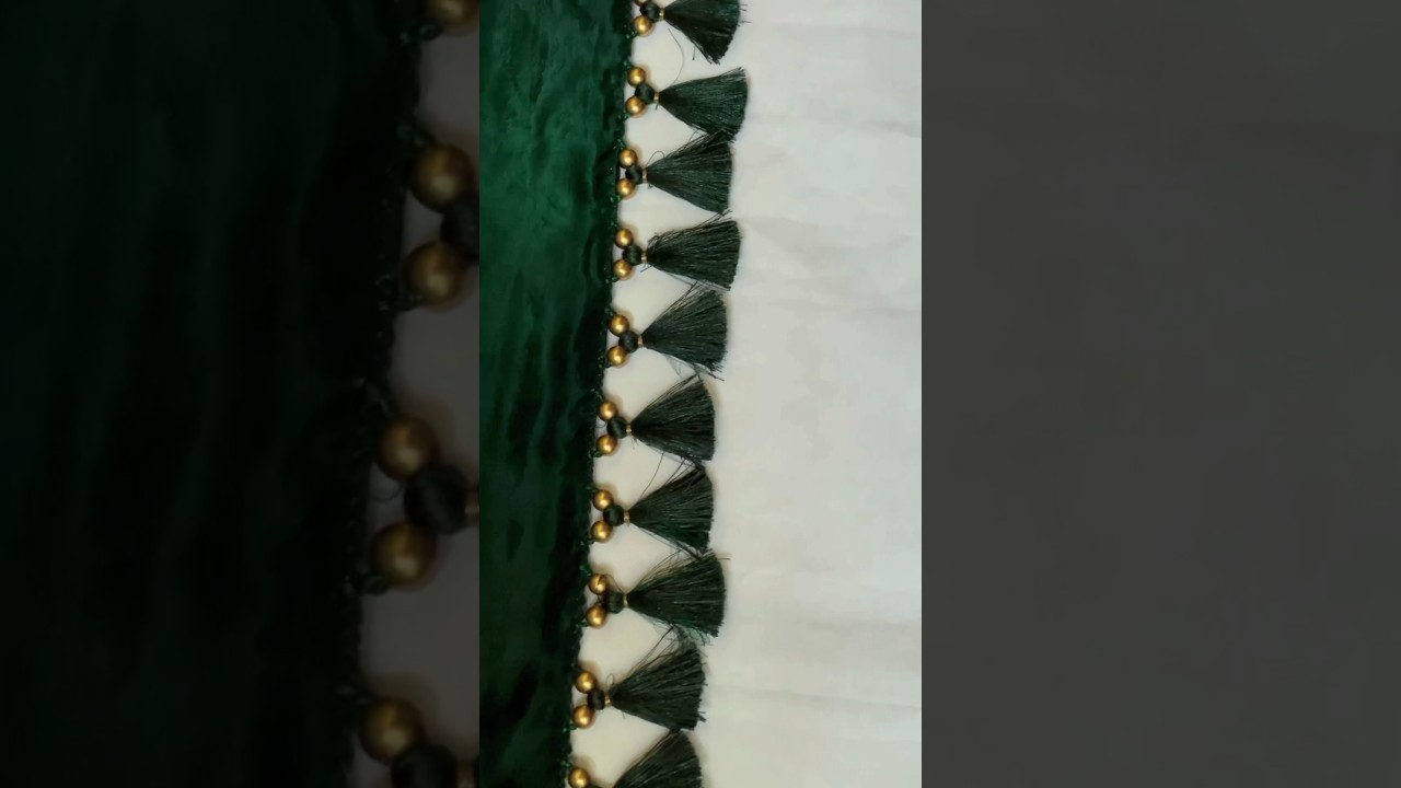 Day 23/100 Saree kuchu designs-How to make tassels-Saree latkan #shorts #saree #viral #marriage