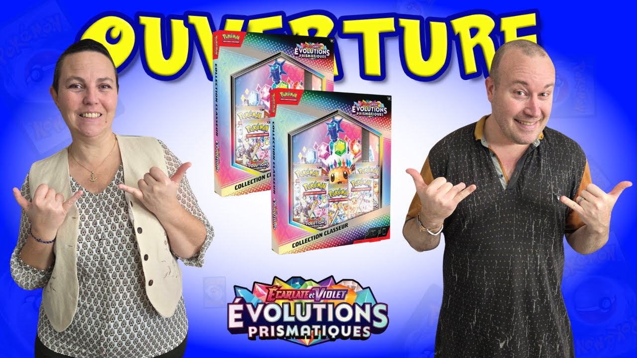 LES PACKS CLASSEUR "ÉVOLUTIONS PRISMATIQUES" BIEN REMPLIS !! (10 boosters Pokémon EV08.5)