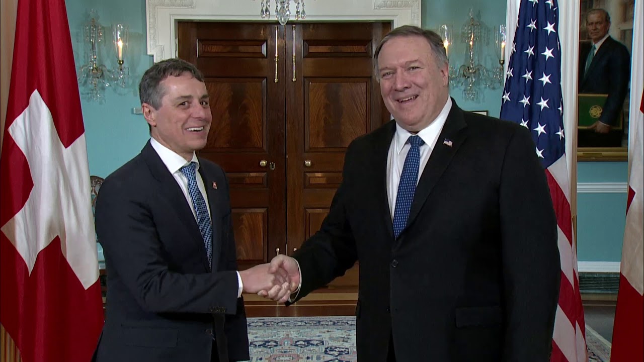 Secretary Pompeo Meets with Swiss Foreign Minister Ignazio Cassis