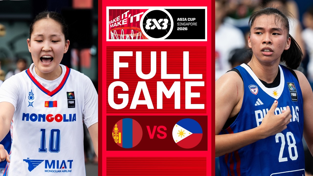 Монголия 🇲🇳 против Филиппин 🇵🇭 | Женщины | Полная запись игры | Кубок Азии FIBA ​​3x3 2026 | #3x3...