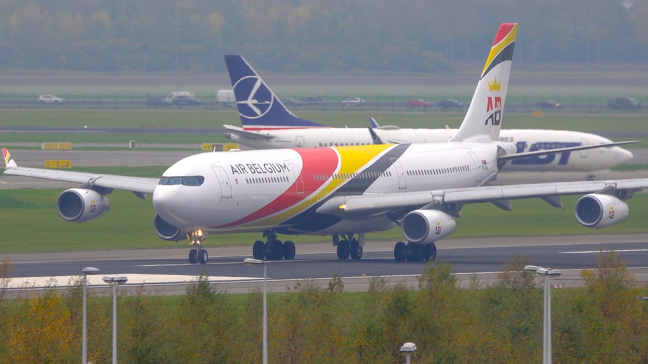 SINGLE RUNWAY OPS Amsterdam Schiphol Airport RWY 27 | TAKEOFFS & LANDINGS | A340, B747, A380