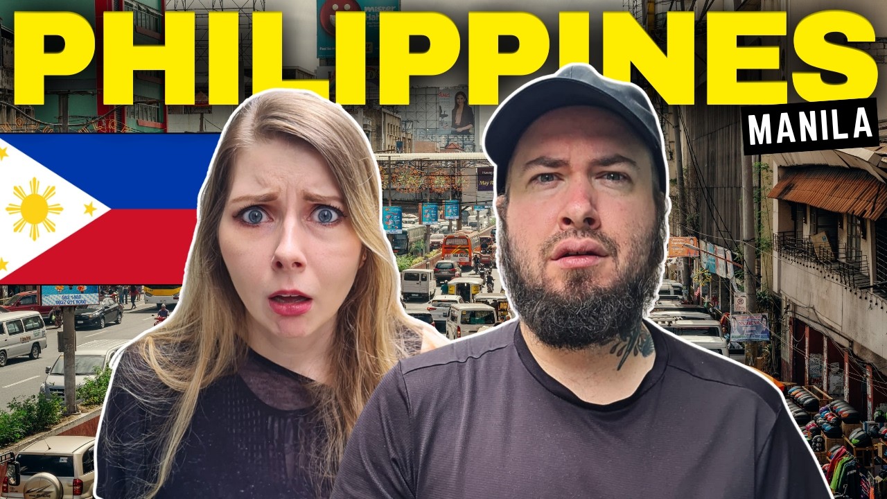 FIRST TIME In The Philippines 🇵🇭 Manila was NOT What We Expected… (we were SHOCKED!)