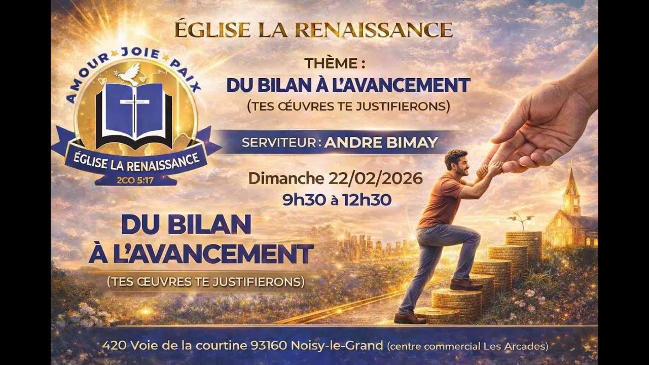 THEME: DU BILAN A L’AVANCEMENT ( TES OEUVRES TE JUSTIFIRONS ) )