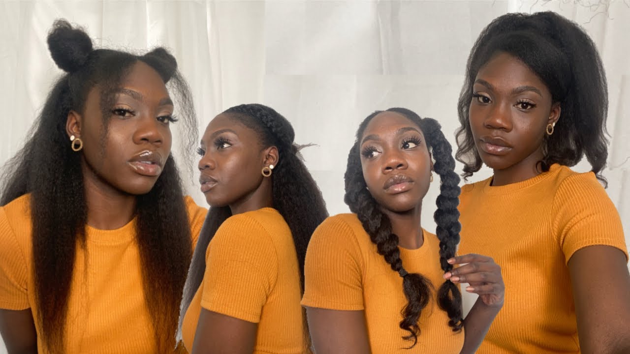 4 Pinterest Inspired Hairstyles ft. Better Lengths Kinky Coarse Clip Ins