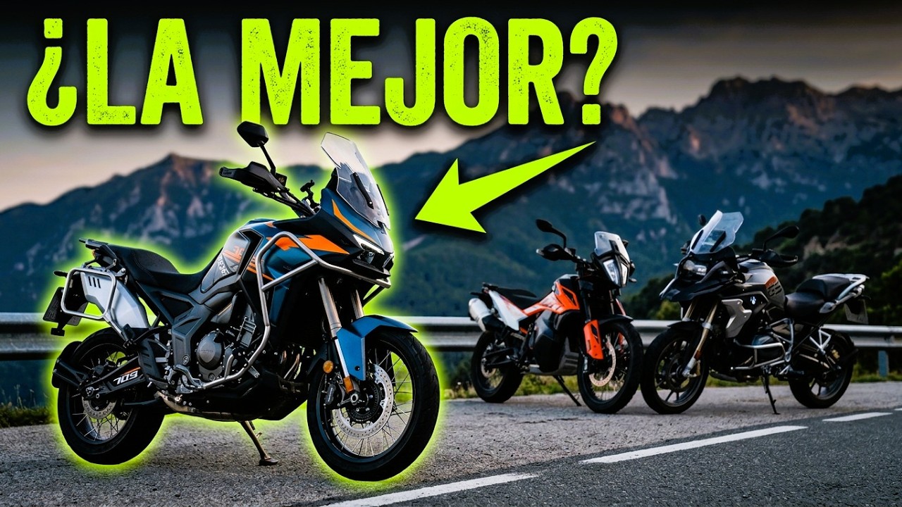 KTM vs BMV GS vs Zontes 703F en MONTSENY: Esquivando deportivos, ¡y con mucho control Policial!