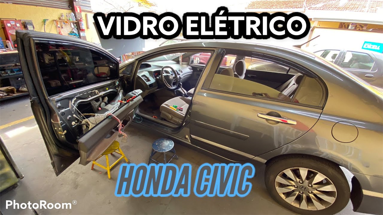HONDA CIVIC - COMO CONSERTAR O VIDRO ELÉTRICO - PAROU DE FUNCIONAR