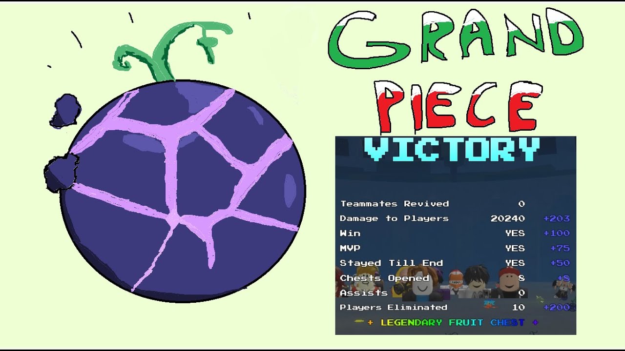 [GPO] 20000 Damage With Zushi?! New Battle Royale Map Victory