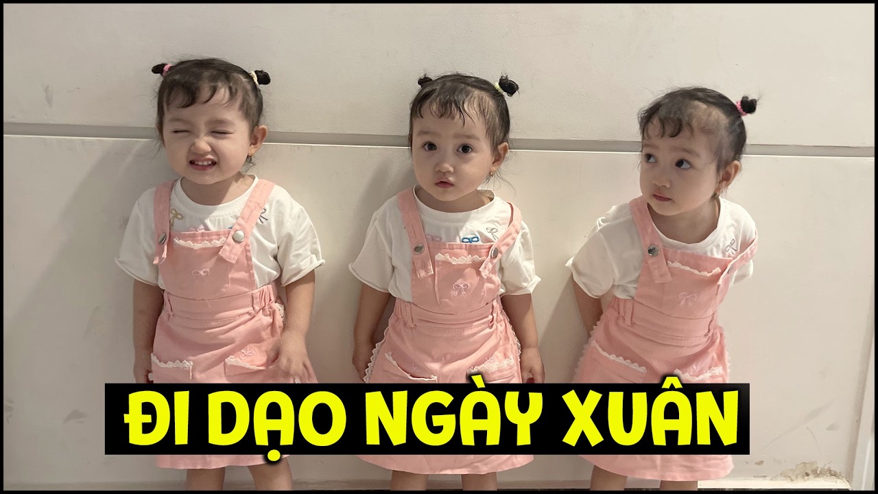 Mẹ con Yến Nhi cùng nhau đi dạo công viên vào những ngày cận Tết | BA NÀNG TIÊN