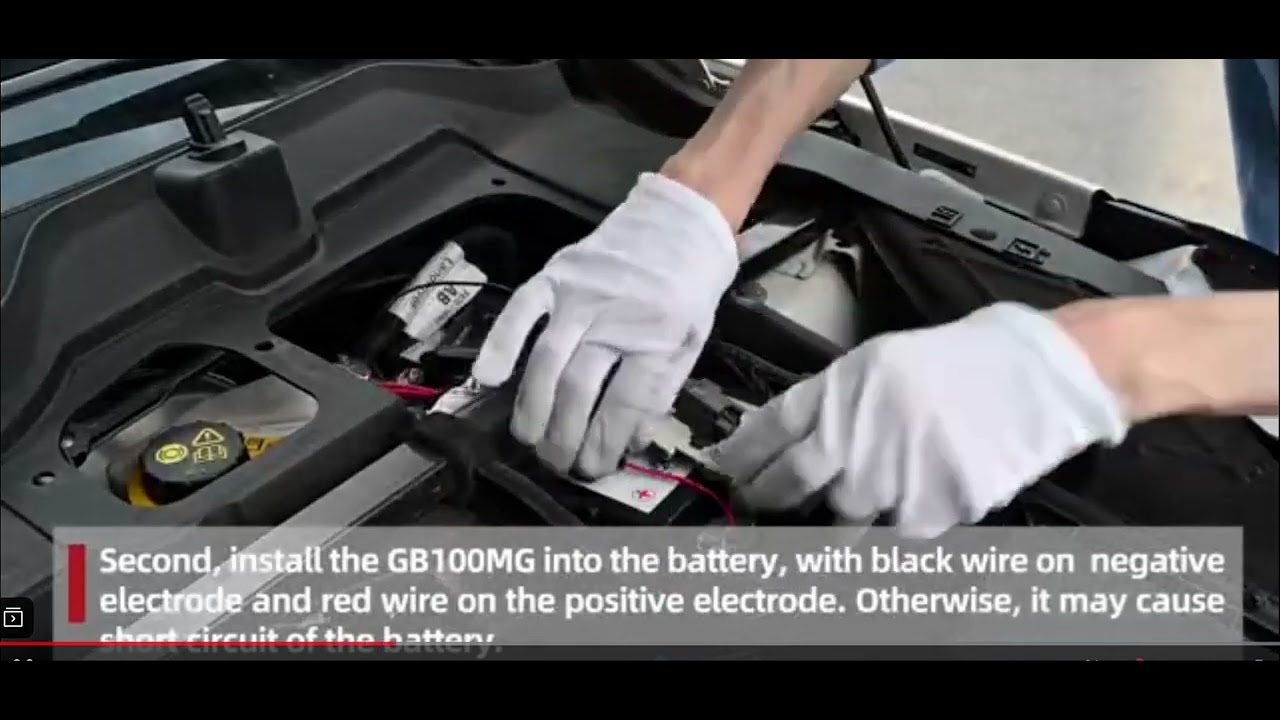 PrimeTracking GB100MG GPS Tracker - How to Install directly to the car's Battery.