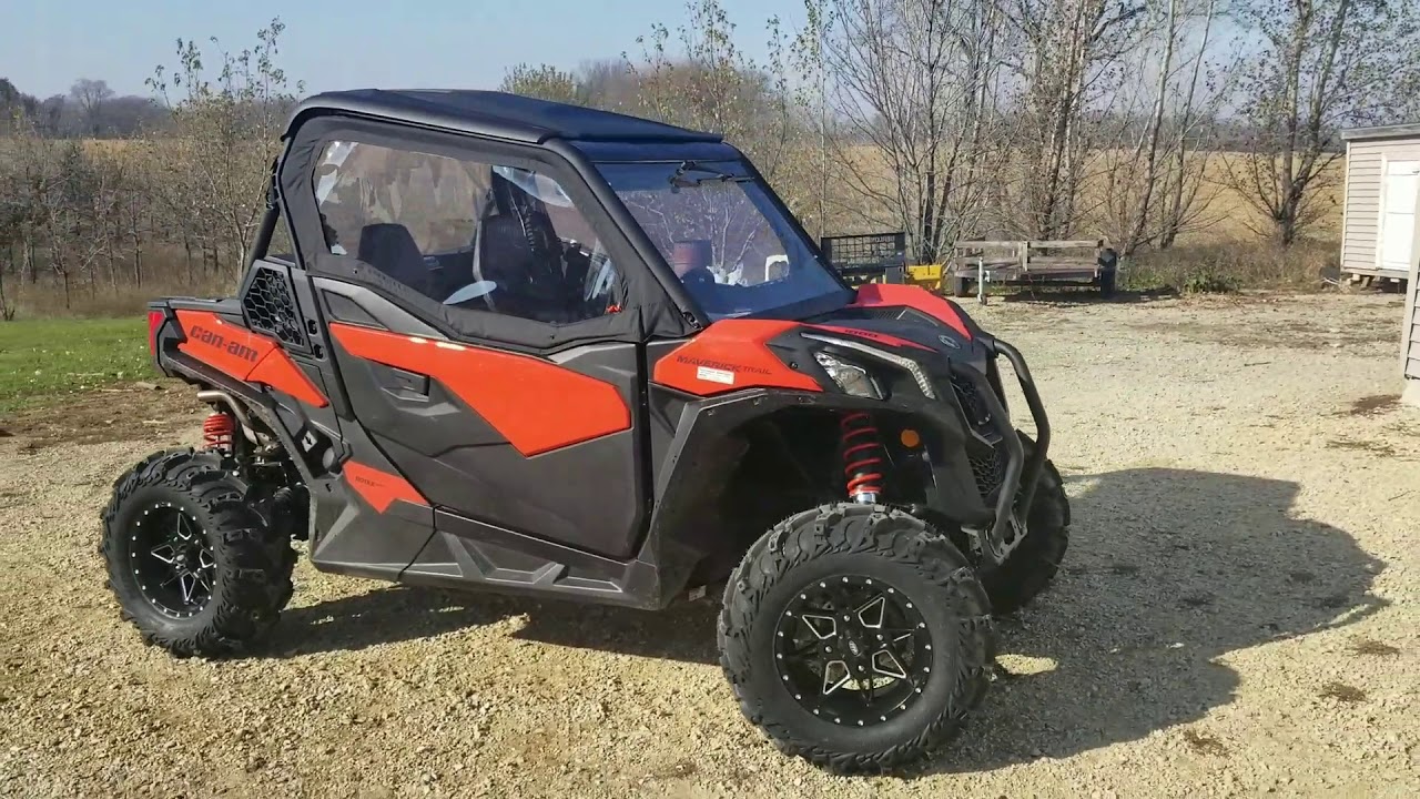 Can Am Maverick Trail 1000dps Full Cab installed