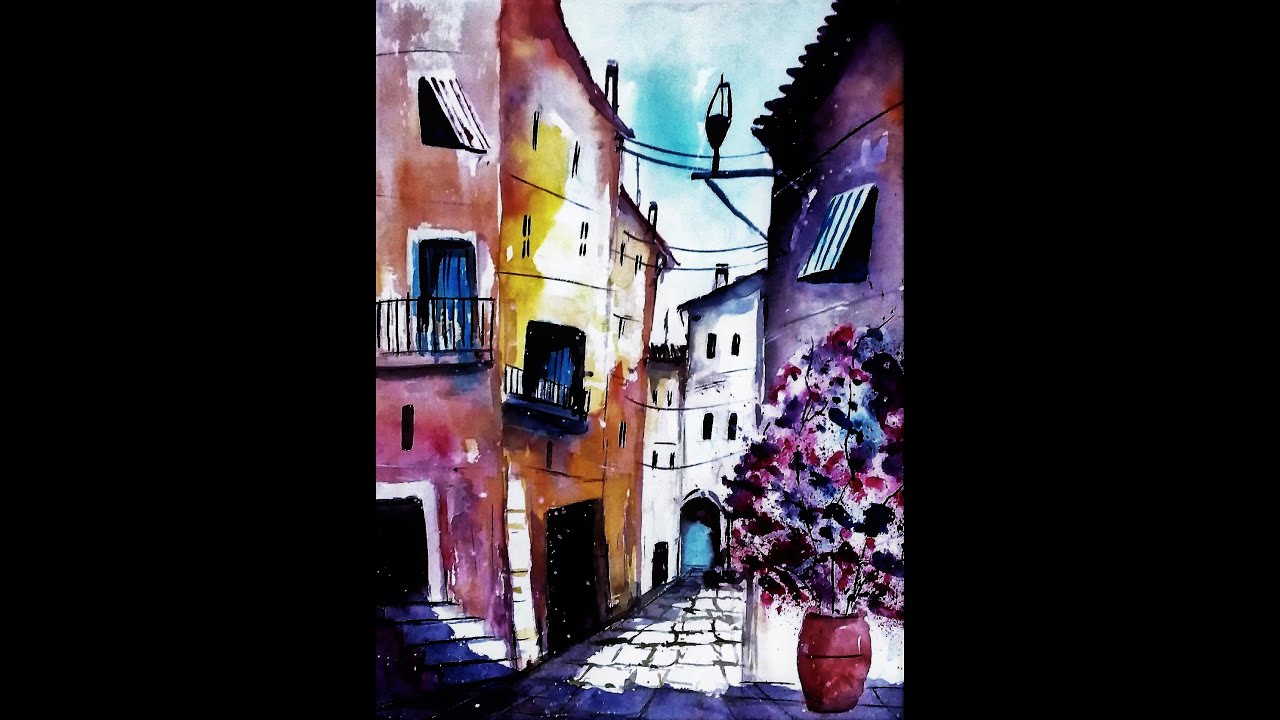Das moderne Aquarell - Andalusien