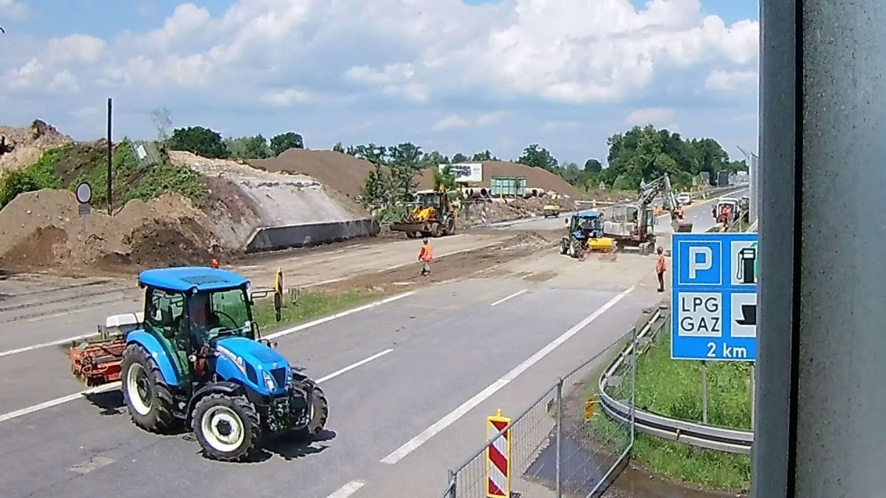 Wyburzenie rozbiórka wiaduktu nad DK1 Czechowice-Dziedzice SFW WYBURZENIA 2020