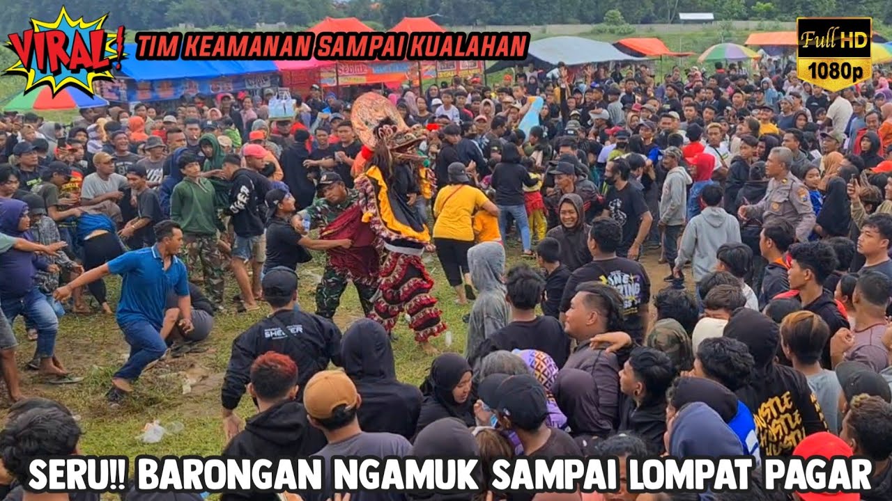 VIRALL TERBARU❗️ PENONTON KOCAR KACIR DIAMUK BARONGAN JARANAN MAYANGKORO ORIGINAL Live Grogol Kediri