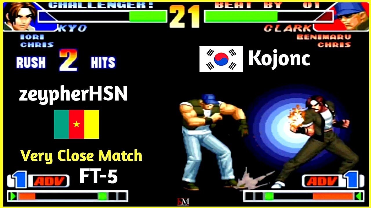 KOF 98 | zeypherHSN P1 Vs Kojonc P2 Best Of Five | #Fightcade2 #zeypherHSN #kojonc