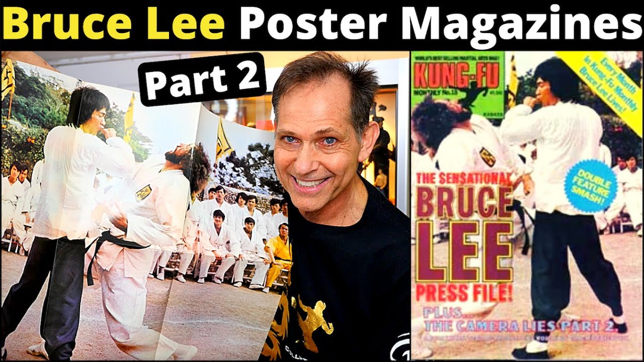 BRUCE LEE Kung Fu Monthly Poster Magazines Part 2 | Bruce Lee VINTAGE Posters!