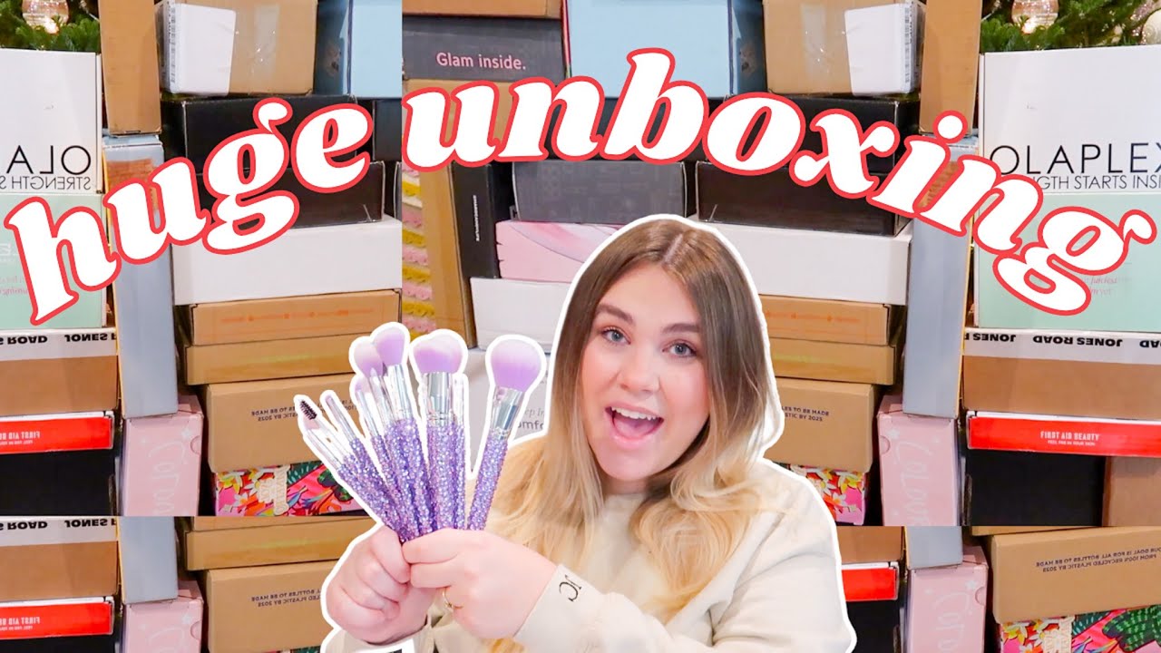 HUGE pr haul! *biggest one ever!* - vlogmas day 5
