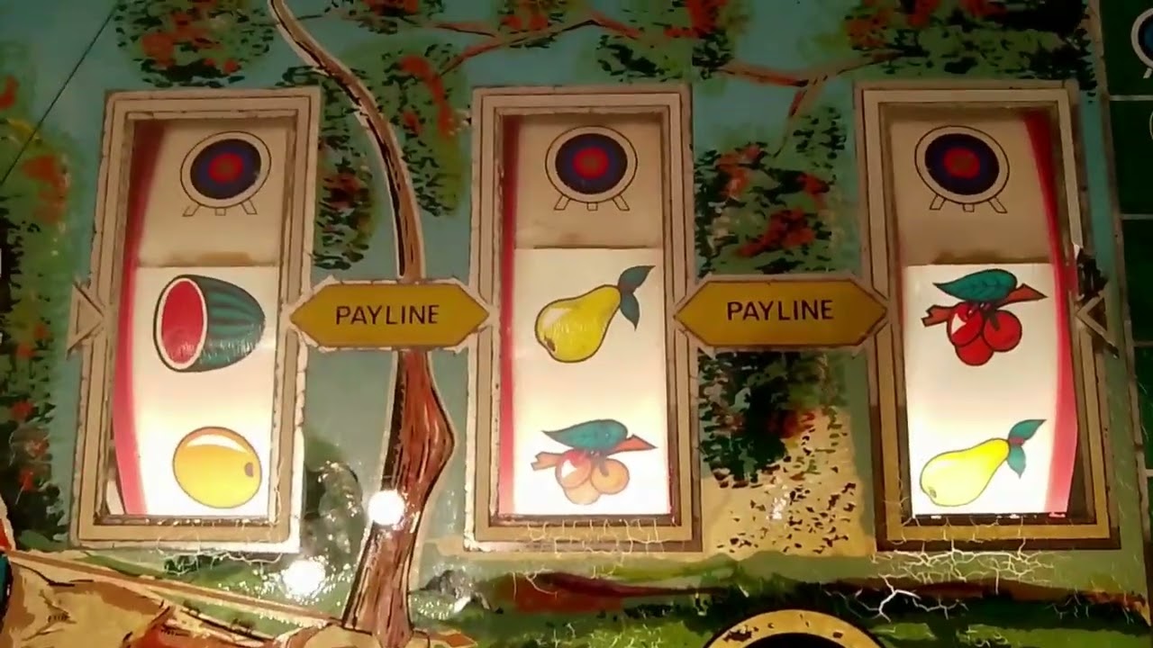 Bell Fruit Target Penny Slot Machine Circa 1968