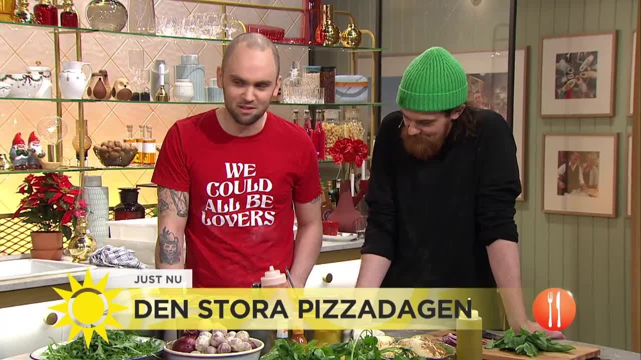 Här är pizzorna till den stora pizzadagen - Nyhetsmorgon (TV4)