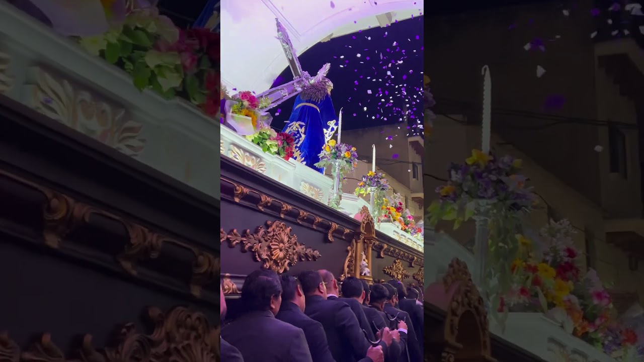 Extraordinario Arco de Morenos, Mi&eacute;rcoles santo en Mixco ✝️ #cuaresmagt #tradiciones #semanasanta