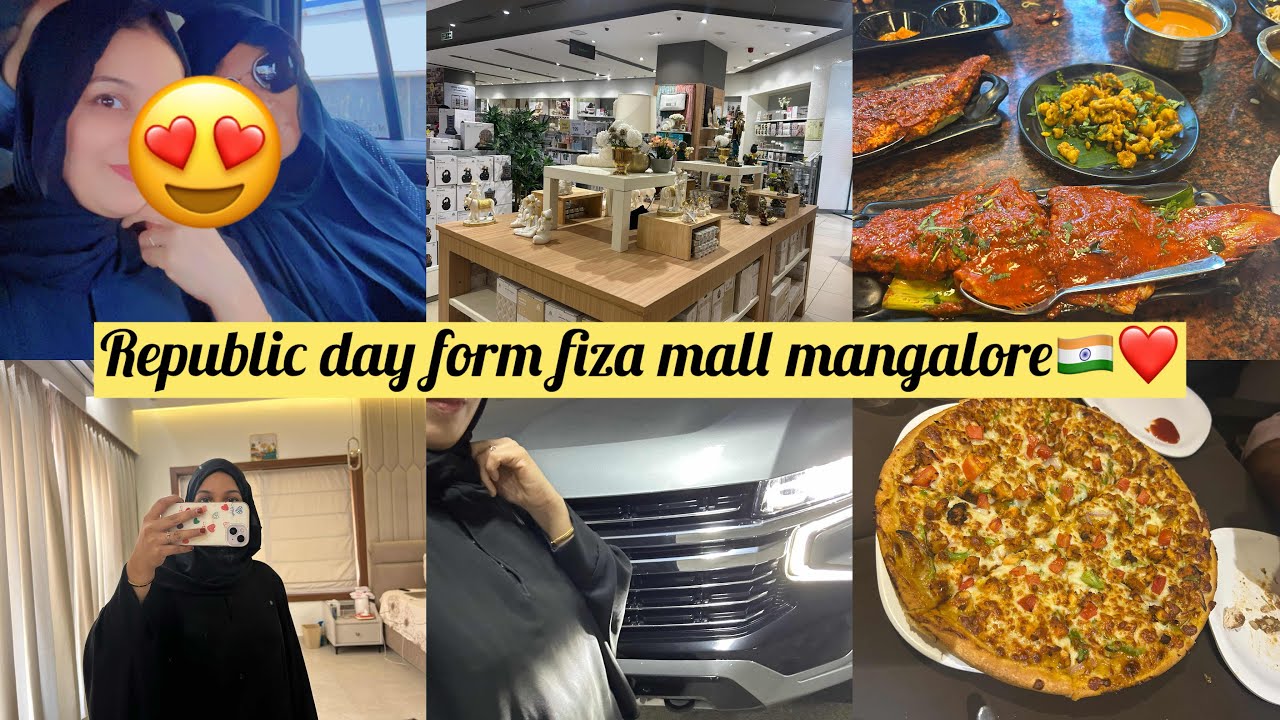 Mangalore fiza mall republic day do vlog🇮🇳 ||new veg again ||minazmussh vlogger