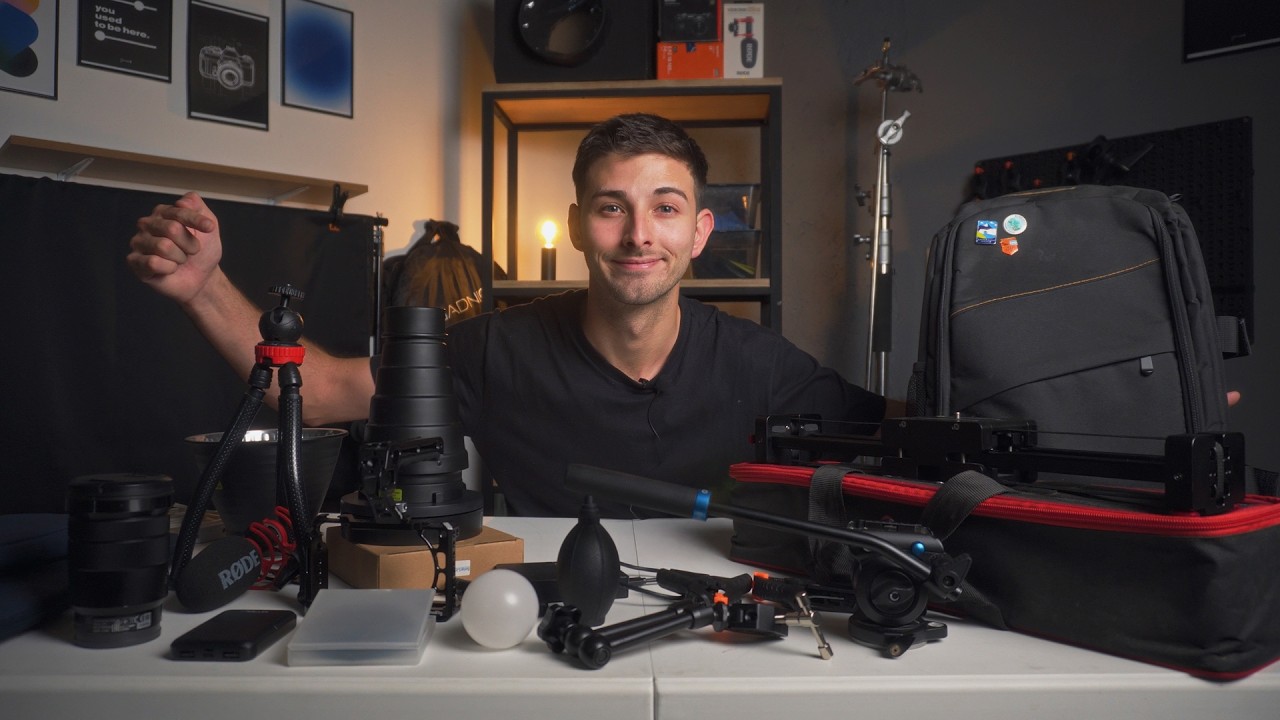 Mi EQUIPO AUDIOVISUAL como FILMMAKER en 2025-2026 | ¿Que llevo en mi mochila?