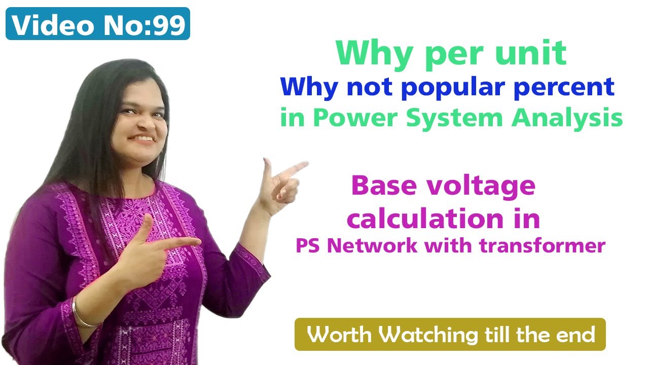 Why per unit (pu) & What is pu in power system analysis