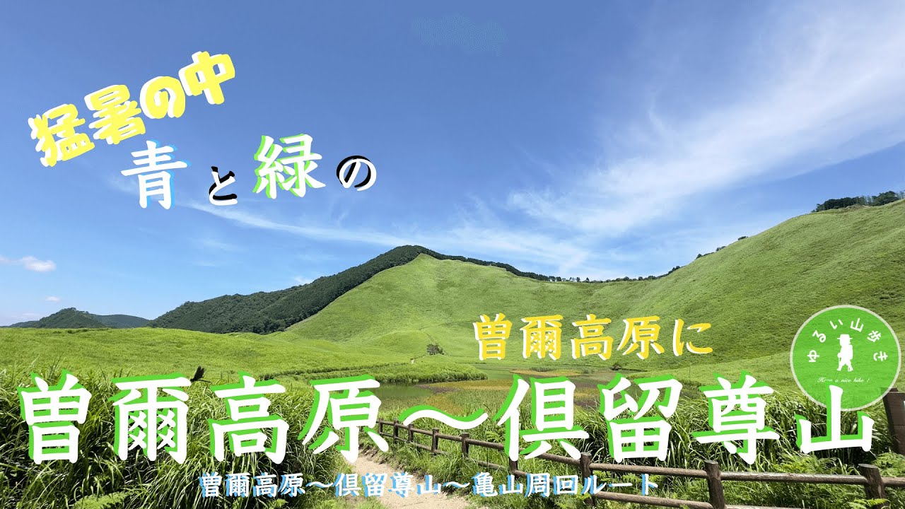 曽爾高原の夏は青と緑で爽やかです