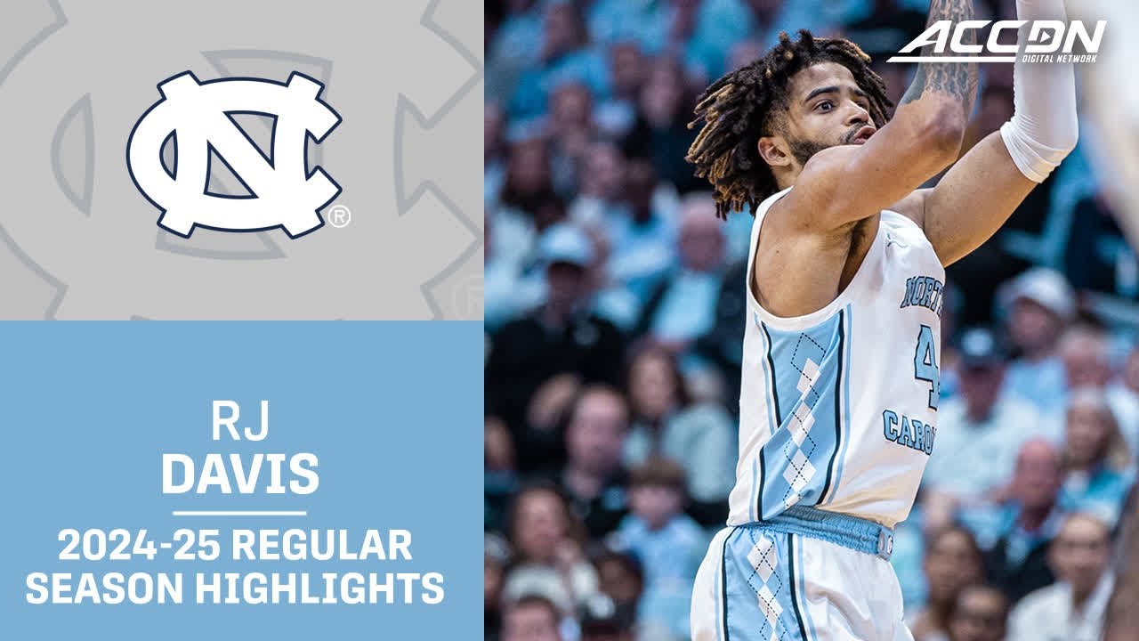 R.J. Davis 2024-25 Regular Season Highlights | North Carolina Guard