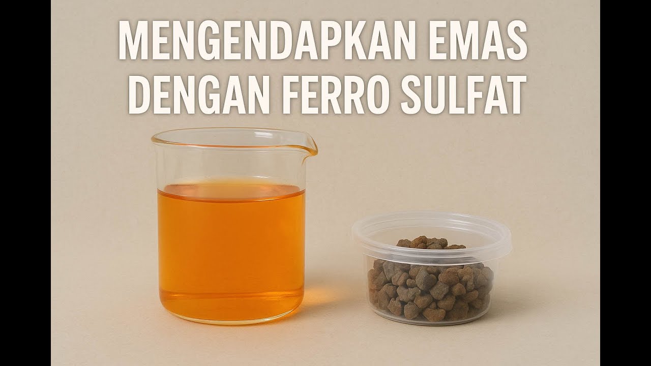Mengendapkan Emas dengan Ferro Sulfat