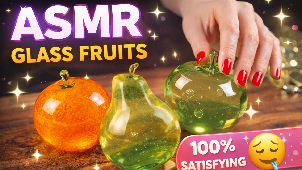 These Glass Fruits Sound Unreal… #asmr Cutting 🍏 | Ultra Satisfying Sounds