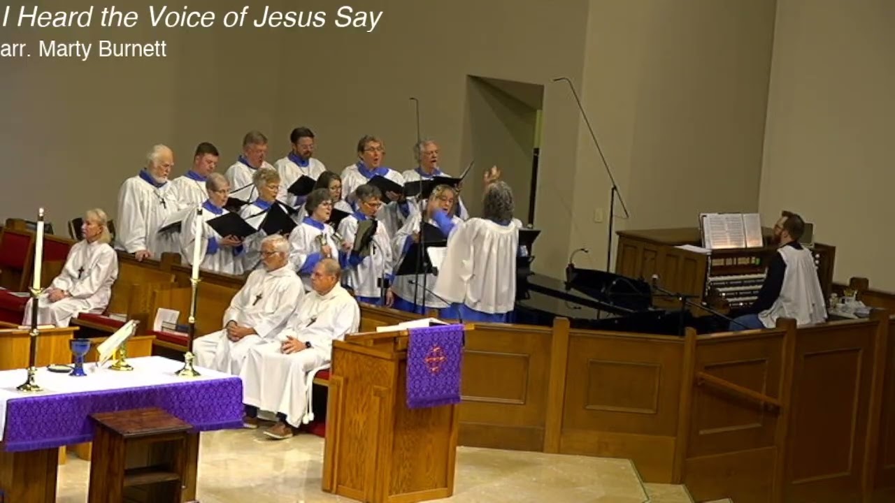 I Heard the Voice of Jesus Say