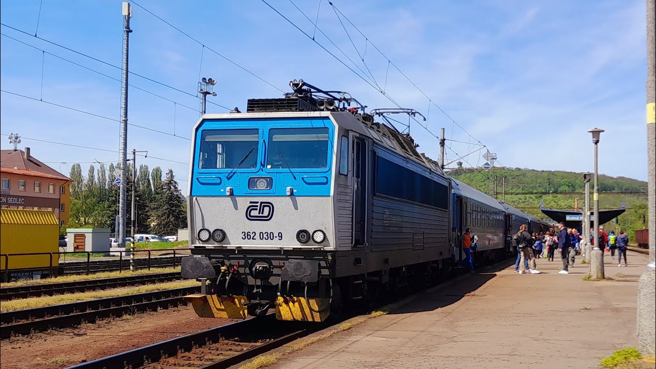 Vlaky Kutná Hora hl.n. (Vlakomen, 8. 5. 2023)