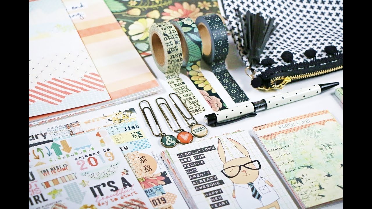 Unboxing Cocoa Daisy Planner kits "Paper and Ink" January 2019 (Ad)