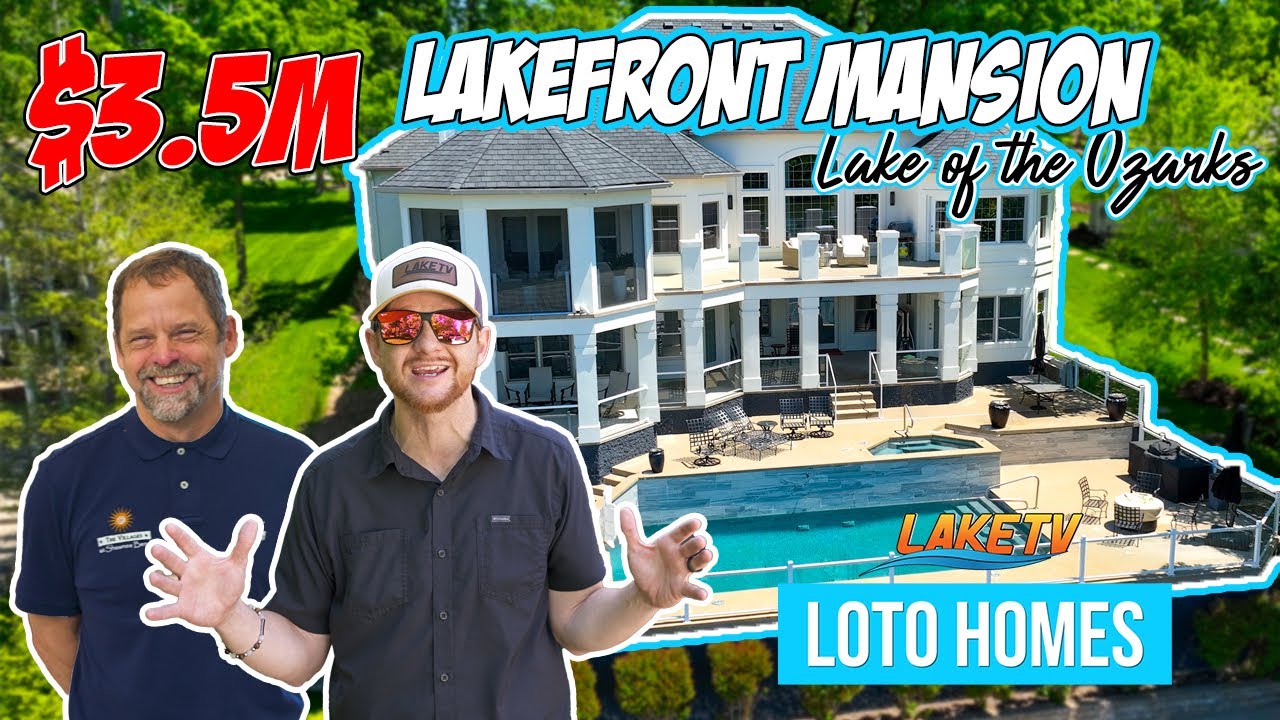 $3.5 Million Lakefront Mansion at The Lake of the Ozarks