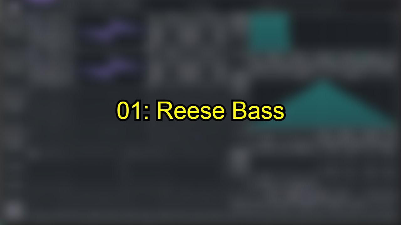 Vital Synthesis 01: Reese Bass
