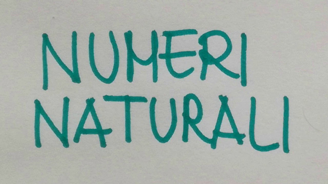 I Numeri Naturali
