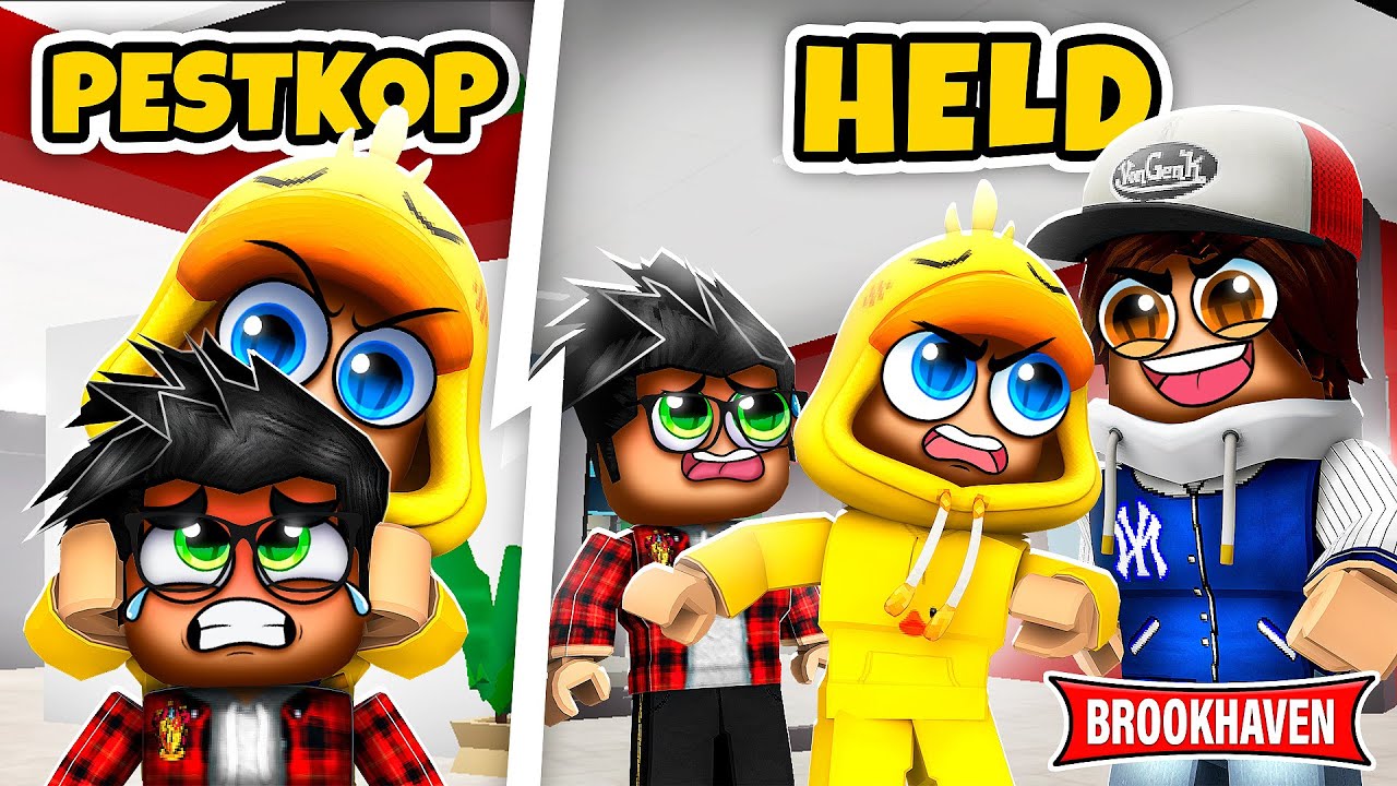 Van PESTKOP Naar Super HELD In Roblox! (Brookhaven)
