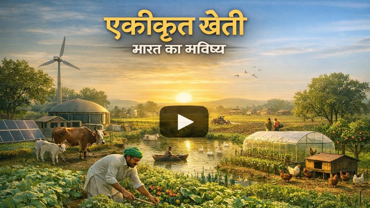 एकीक्रत खेती 👉 भारत का भविष्य #agriculturalrevolution #farming #indianfarmer #agriculture 
