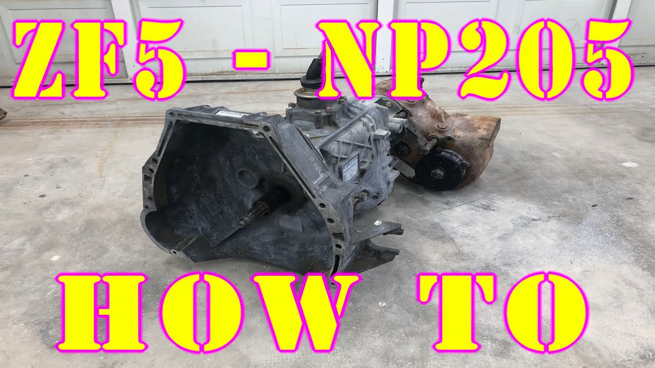 Как переделать коробку передач Ford NP205 под ZF5 с помощью обычных инструментов.