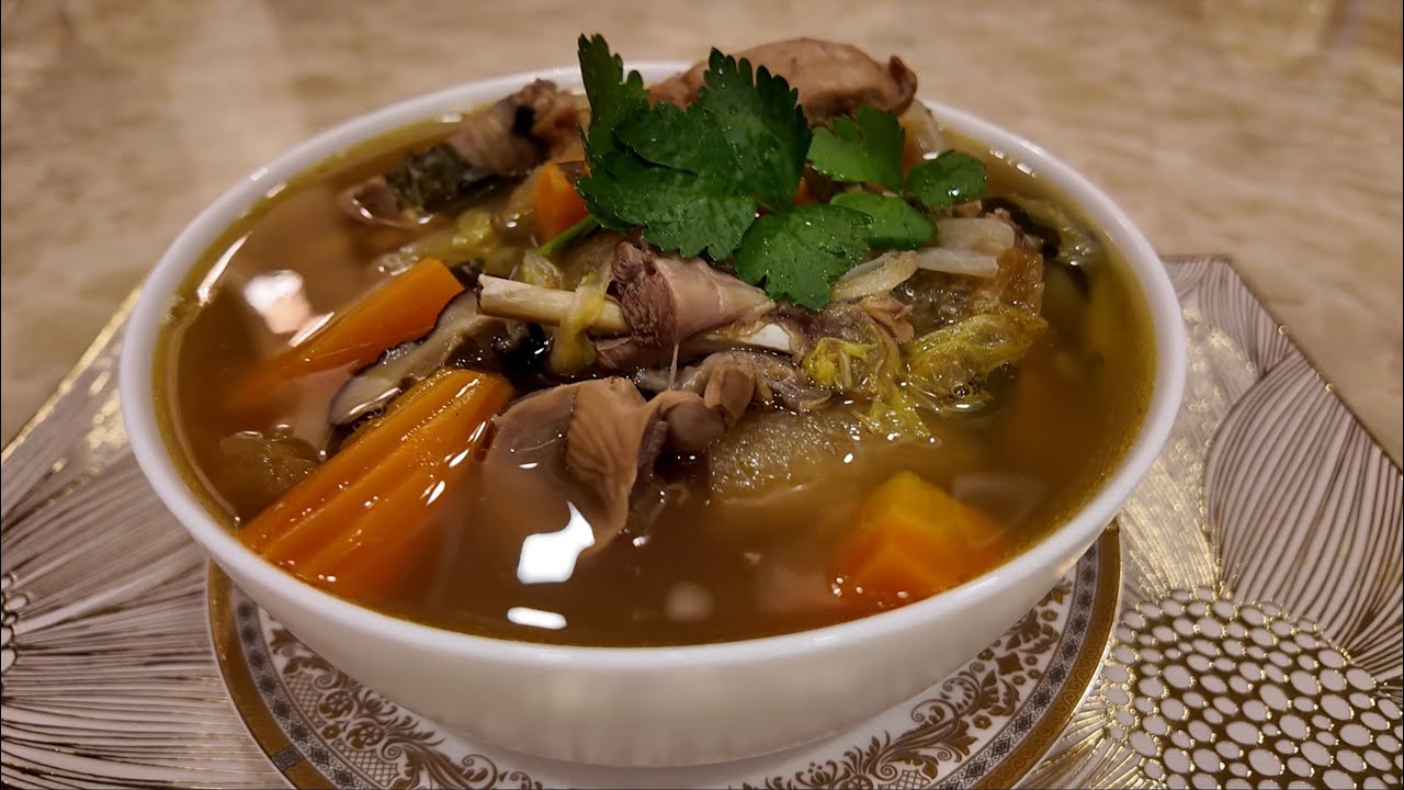 របៀបធ្វើសម្លរចាប់ឆាយសាច់មាន់ HOW TO MAKE CHACHAI SOUP WITH CHICKEN