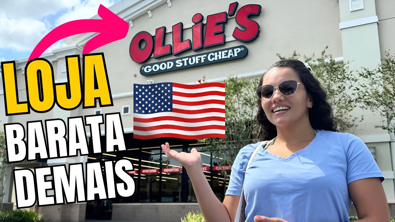 LOJA MAIS BARATA QUE O WALMART EM ORLANDO NOS ESTADOS UNIDOS | OLLIE’S BARGAIN