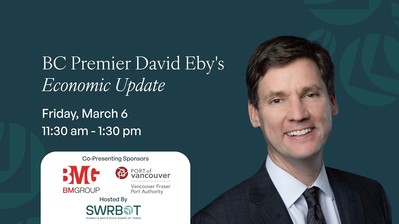 BC Premier David Eby's Economic Update 2026