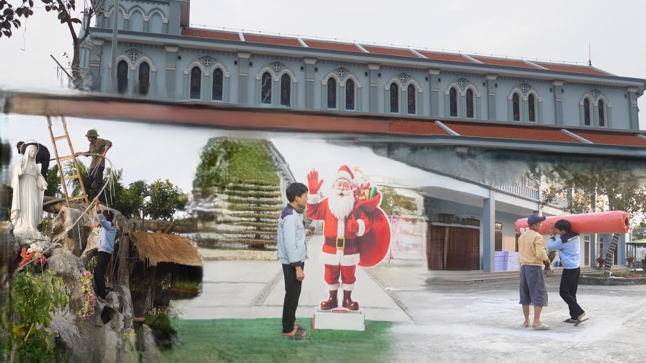 Adam went to church to prepare for Christmas Eve.