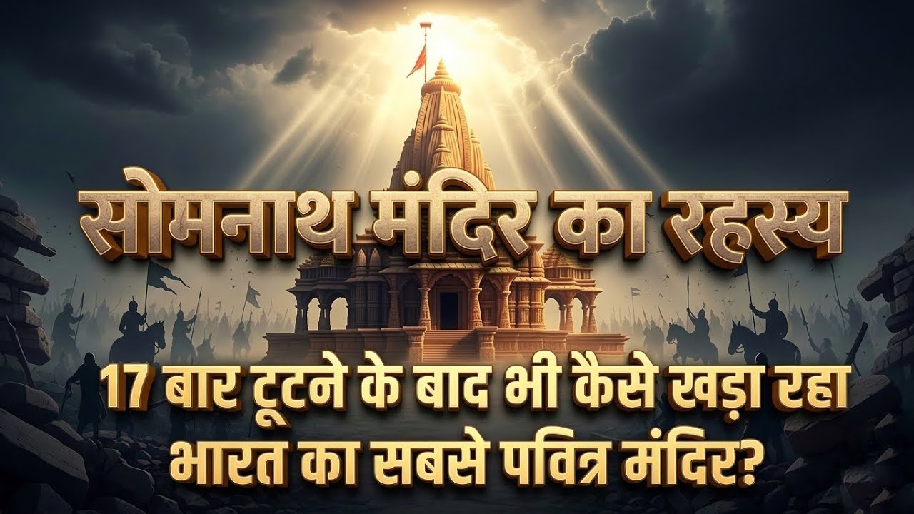 सोमनाथ मंदिर का रहस्य | 17 बार टूटने के बाद भी कैसे खड़ा रहा भारत का सबसे पवित्र मंदिर?