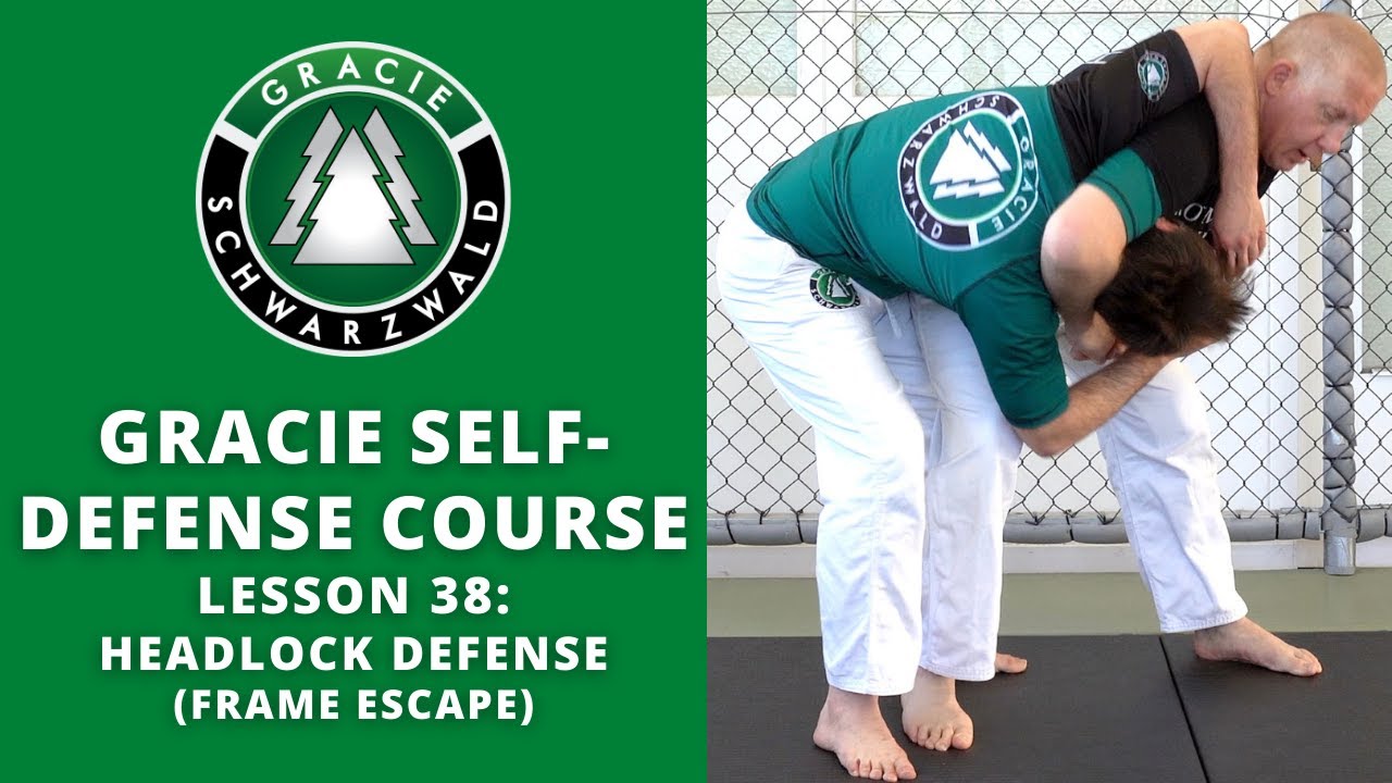 BJJ Self-Defense Course | Lesson 38: Headlock Defense (Frame Escape)